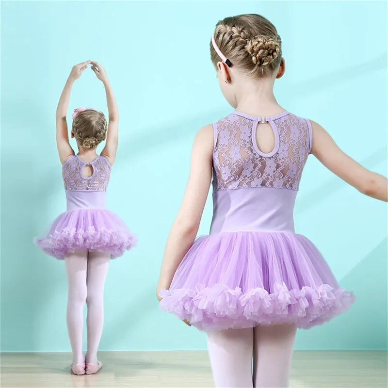 Lilac Горячая Распродажа, дешевая детская одежда для девочек, костюм, танцевальные костюмы - Цвет: Lilac
