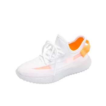 

2020 Summer Breathable New Flying Woven Women's Sneakers Autumn All-Match Breathable Mesh Sports Running Shoes