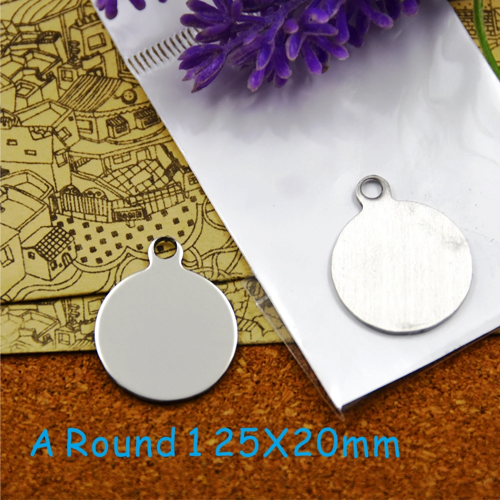 10 шт-«Собачка мама» очаровательыне нержавеющие 5 стилей для выбора амулеты «сделай сам» для ожерелья и браслетов - Окраска металла: A Round 1 25X20mm