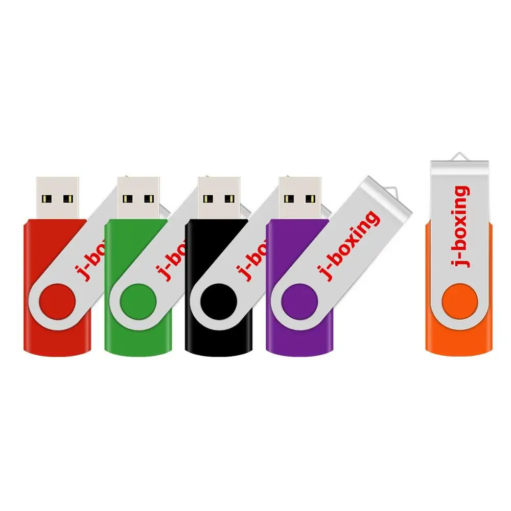 Металлический флеш накопитель J boxing 5 шт. USB 2 0 1 ГБ 360 градусов|USB флэш-накопители| |