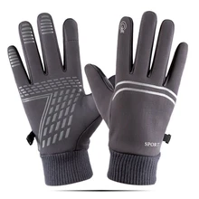 

Outdoor Sports Winter Men Women Gloves Full Finger Touch Cold Waterproof Windproof Gloves Warm Thermal Fleece Running Ski Gloves