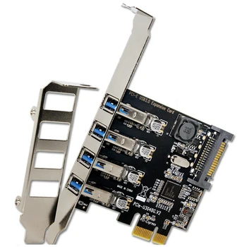 

Computer USB3.0 Expansion Card Four-Port PCI-E to USB3.0 Rear 4-Port Expansion Card NEC Chip