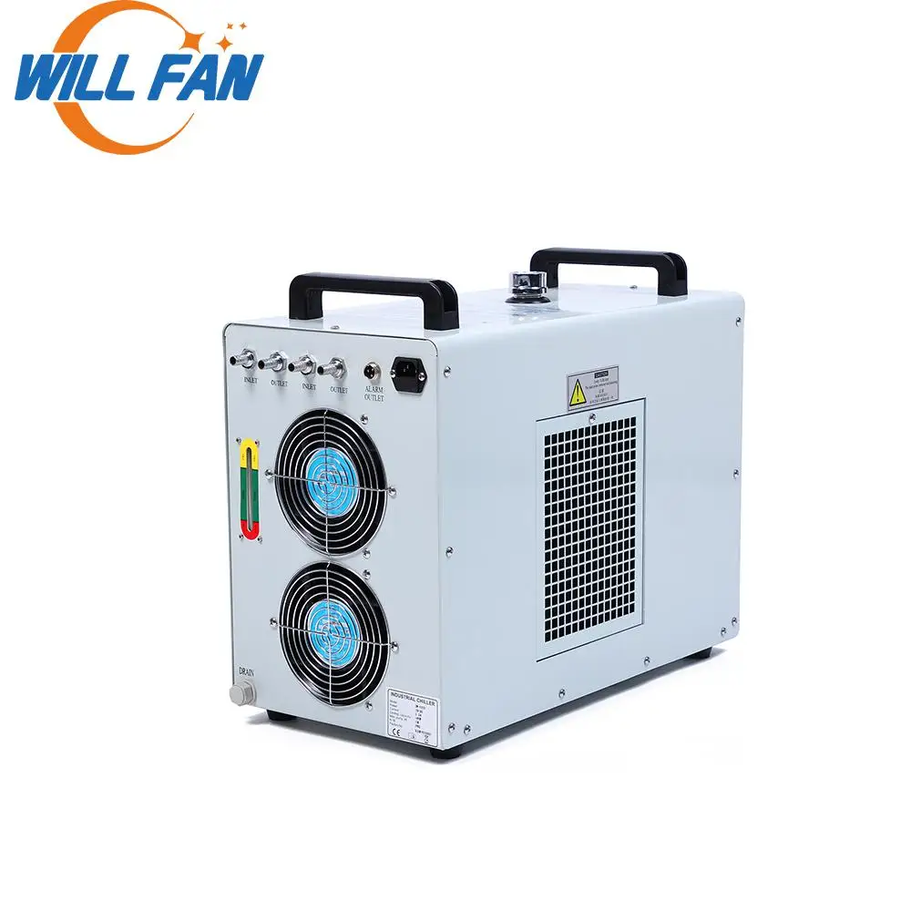 Вентилятор CW5200 CW5202 промышленный охладитель для Co2 лазерный резак гравировальный станок, водяное охлаждение 150 Вт 180 Вт лазерная трубка CNC шпиндель