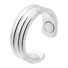 Взрывные Модели креативное кольцо магнитное кольцо здоровья розовое золото магнит Открытое кольцо золотое серебряное магнитное кольцо здоровья потеря веса