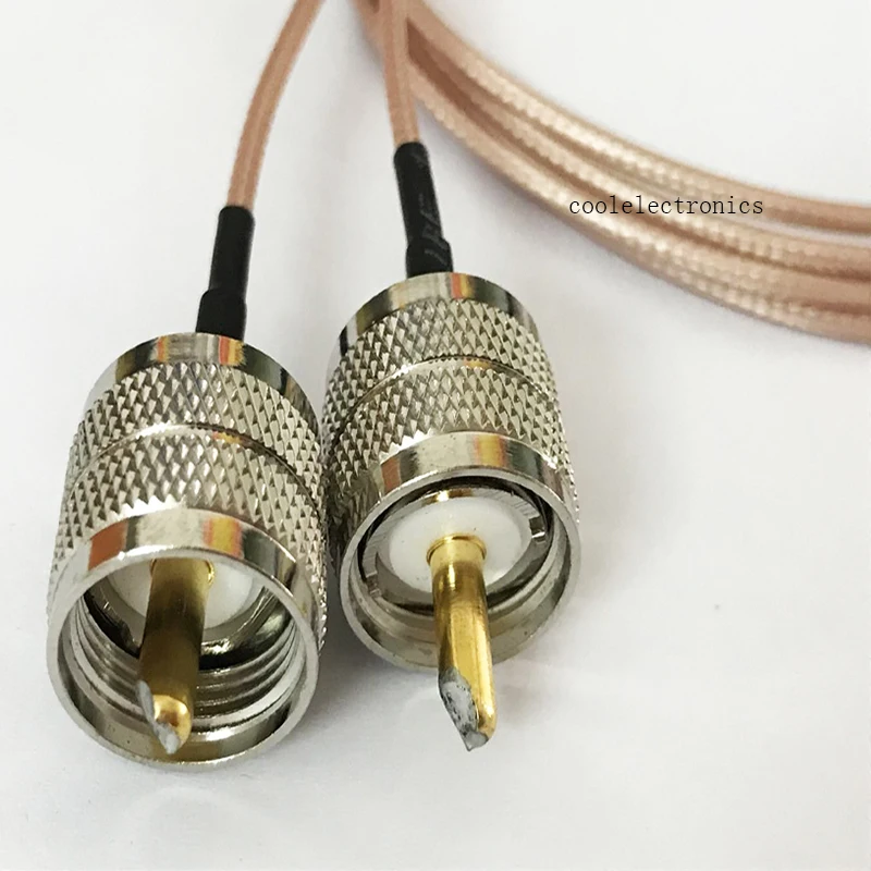 UHF PL259 Штекерный к so239 Женский 50ohm RG316 коаксиальный джемпер с низкой потерей RF