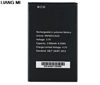 

3.7V 2500mAh Replacement Battery For Prestigio PAP4055 PAP 4055 DUO PAP4055DUO Bateria Batterie with phone stander for gift