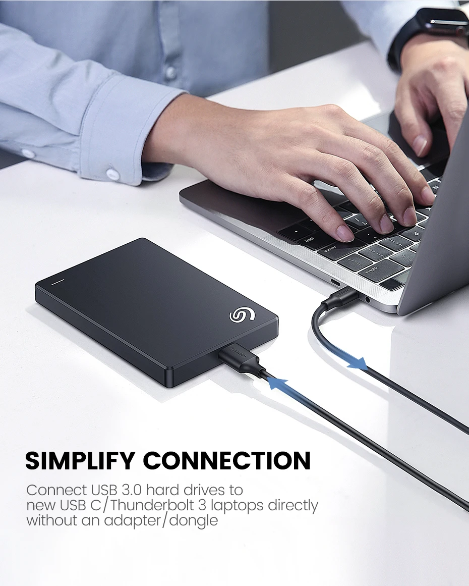 Ugreen USB C к Micro B 3,0 кабель 5 Гбит/с 3 А шнур для быстрой синхронизации данных для Macbook жесткий диск HDD SSD чехол usb type C Micro B кабель