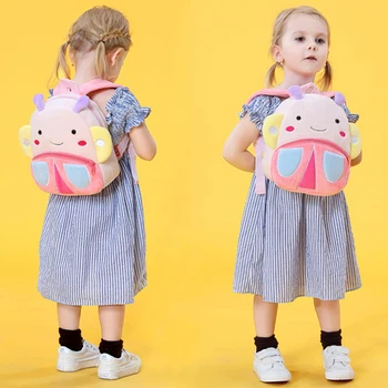 

Cute plush Animals bear monkey Children Backpack Kid's Burden Shoulder School Bags Cartoon Kindergarten Early Education book Bag