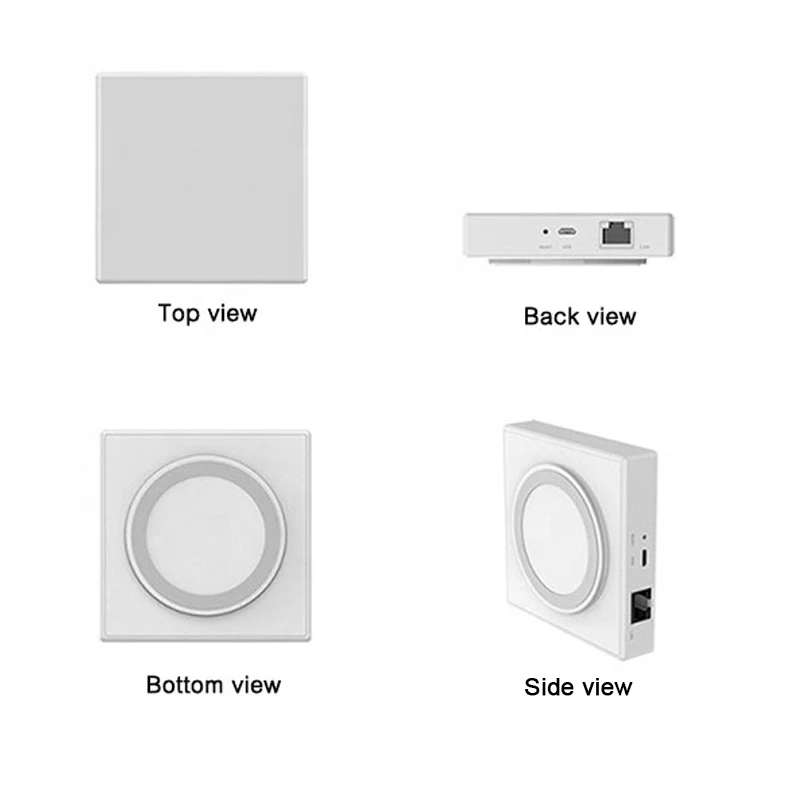 LoraTap Tuya 다중 모드 WiFi ZigBee 3.0 Bluetooth 메시 게이트웨이 허브 브리지 무선 및 유선 스마트 라이프 App 원격 제어