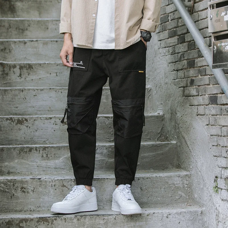 

Wu Navigation Popular Brand Bib Overall Ankle Banded Pants Shawn suo jiao Casual Trousers Harem Pants Skinny Pants Skinny Pants
