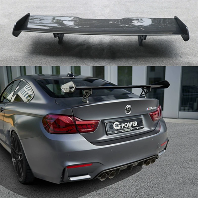 Стильный задний спойлер F82 M4 GTS из углеродного волокна автомобильный для