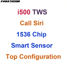 10 шт. i500 наушники-вкладыши TWS с 1:1 1536 чип Беспроводной наушники Bluetooth5.0 наушники с отличной низкой звуковой частотой наушники pk i60 i80 i100 i200 для iphone huawei