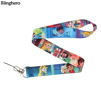 

10pcs/lot Blinghero Cartoon Lanyard For keys Kawaii ID Badge Phone Holder Neck Straps Hang Ropes Cartoon Lovers Kids Gift BH0194