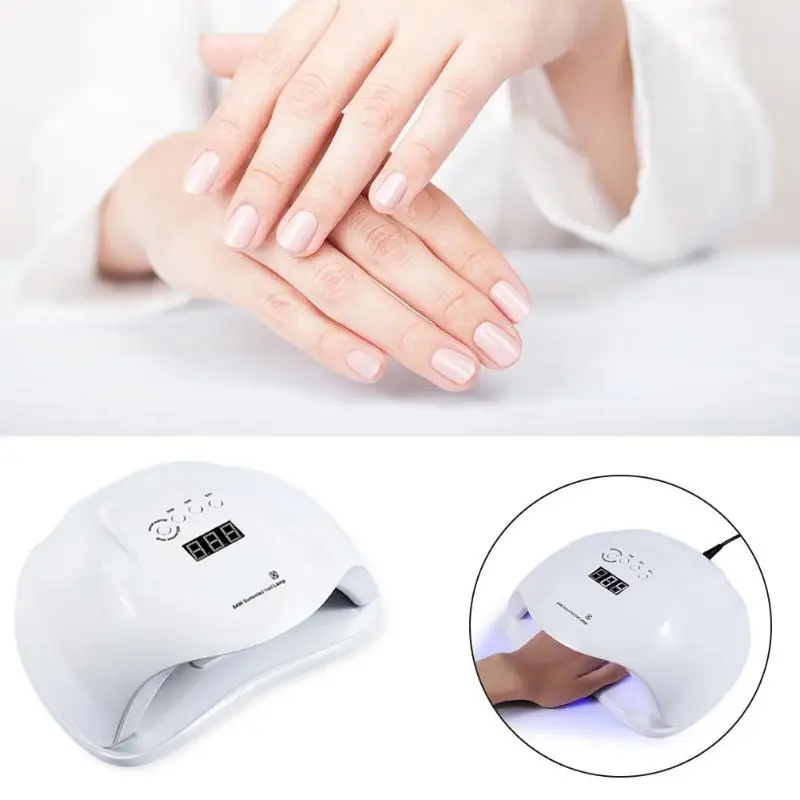 

Nail Art Manicure Tools Professional Double Light Source Intelligent Infrared Induction LED UV Lamp for Nail Gel Polish