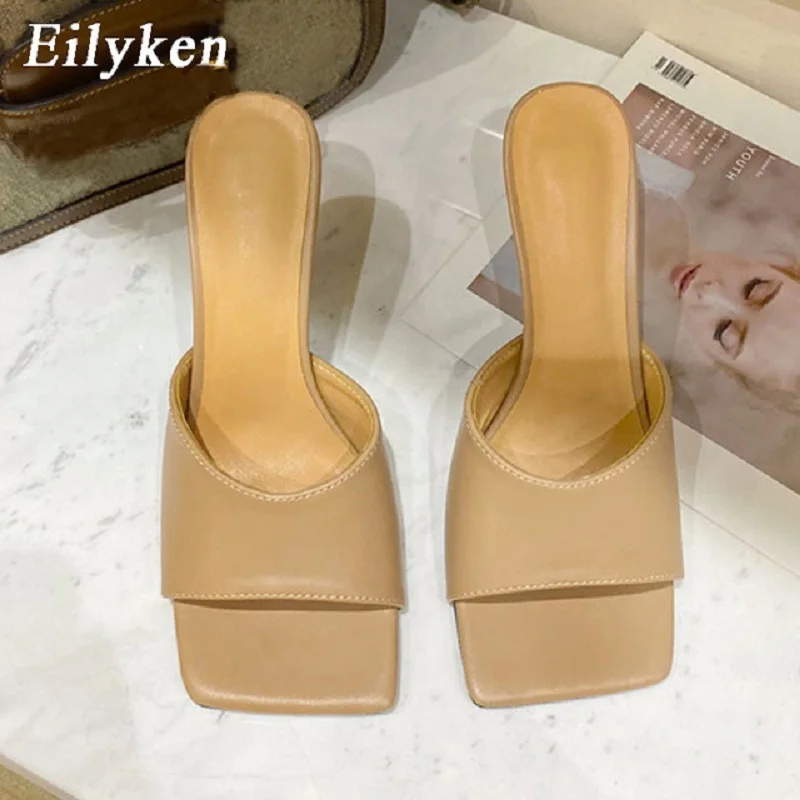 Eilyken/Коллекция 2021 года Модные мягкие удобные туфли из искусственной кожи с