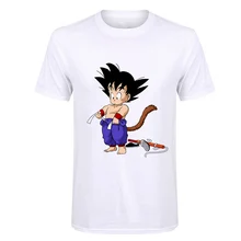 Эффектная Мужская футболка с Драконий жемчуг Z Goku, Высококачественная Спортивная модная повседневная брендовая одежда Harajuku, забавные объемные футболки с аниме
