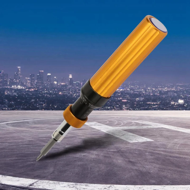 

Precision Screw Driver Alloy Steel Preset Type 0.2-1.2N.M Adjustable Torque Screwdriver Handheld Maintenance Repair Tool Set