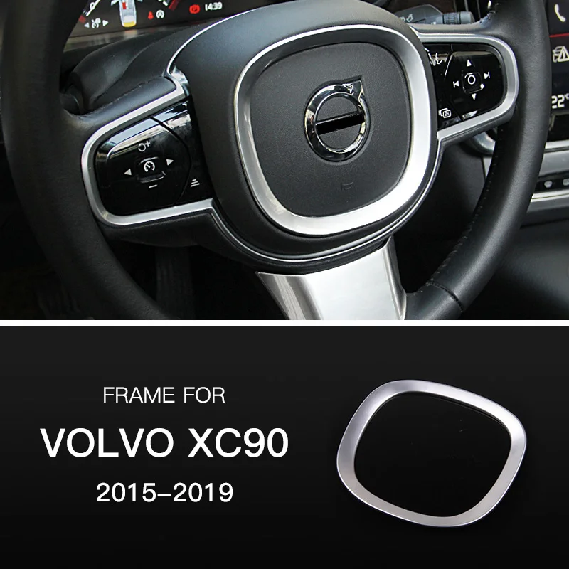 E AIRSPEED хром ABS нержавеющая сталь для VOLVO XC90 аксессуары украшение автомобиля стикер Интерьер Литье - Название цвета: E