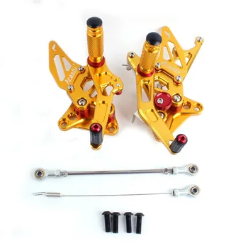 

Adjustable Rearset Foot Pegs Pedal For Suzuki Hayabusa GSXR1300 2008-2018 09 10 11 12 13 14 15 16 17 Gold