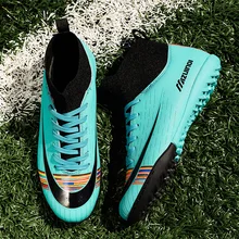 Обувь для футбола Мужская футбольная обувь детские футбольные бутсы женские кроссовки для тренировок Дышащие футбольные бутсы нескользящая обувь