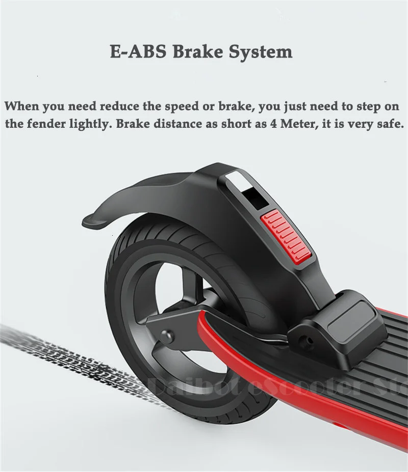 Daibot 8.5 Inch Mini Portable Electric Scooter 2 Wheels Electric Scooters 300W 36V Folding Lightweight Electric Scooter Adult (14)