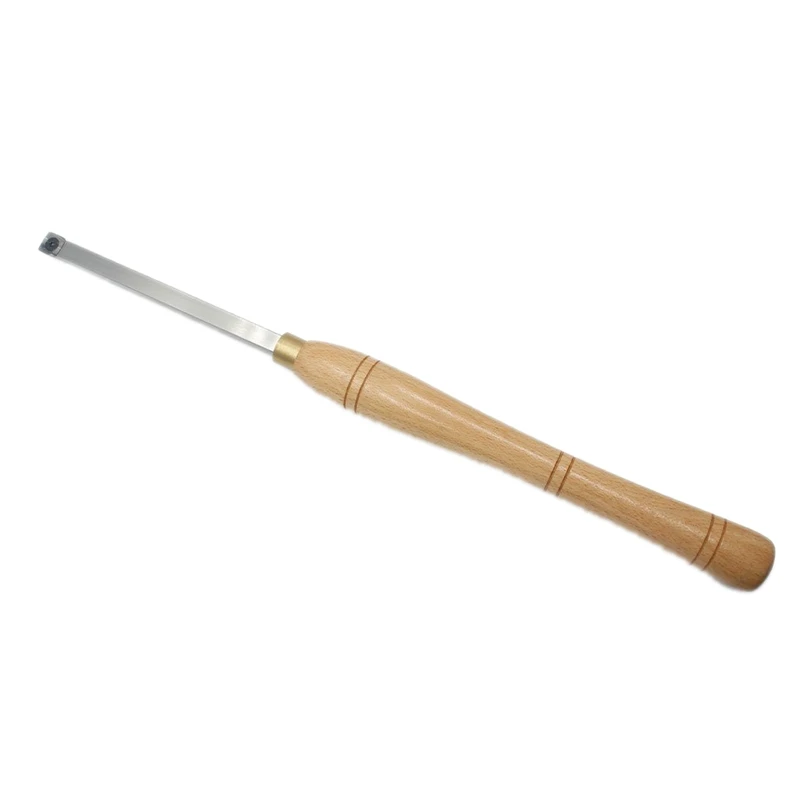 

Wood Turning Tool Rougher Carbide Tipped Wood Lathe Full Size With 1pcs Square Carbide Cutter Insert(15x15x2.5mm With Radius)
