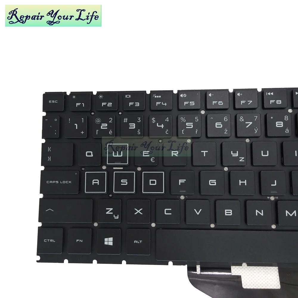 Retroiluminado rgb colorido teclado backlit para hp