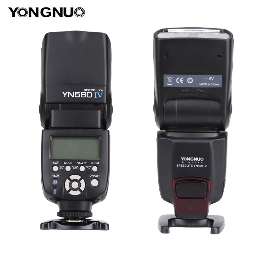 YONGNUO YN560 IV 2,4 ГГц Беспроводная основная Вспышка Speedlite трансивер Интегрированный для Canon Nikon Panasonic Pentax камеры Подарочный комплект