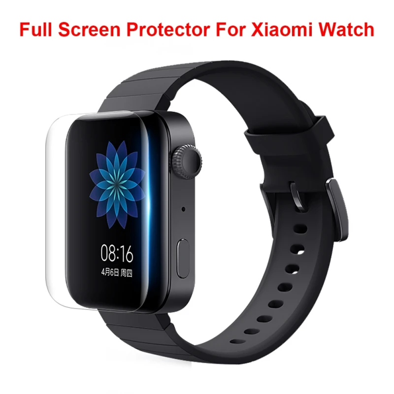 

High Quality Smart Watch Transparent Scratch Proof Protective Film TPU Screen Protection Film For Xiaomi Mi Watch Accessories