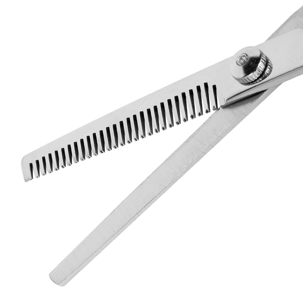 Silver Color Tooth/Plat Shears Hair Scissors Stainless Steel Phofessional Barber Scissors Cutting Thinning Hairdressing Salon
