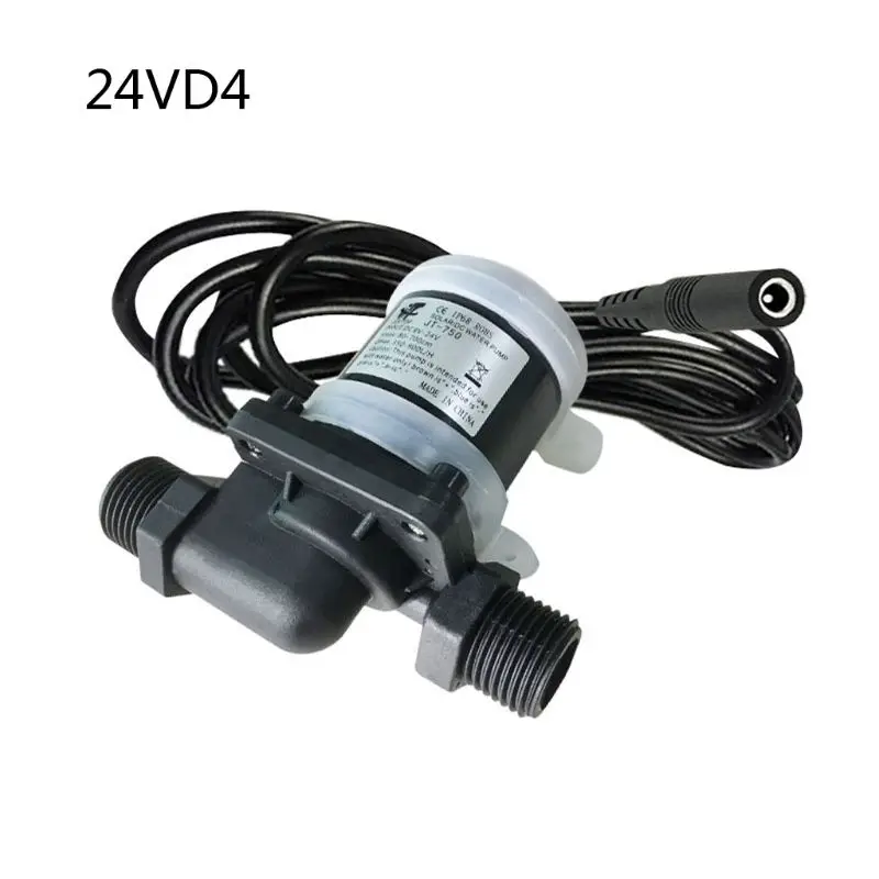 JT-750D микро погружной водяной насос высокого давления AC/DC 12 V/24 V D4/D5 для водонагревателя на солнечной батарее 19QE - Цвет: as  the shown