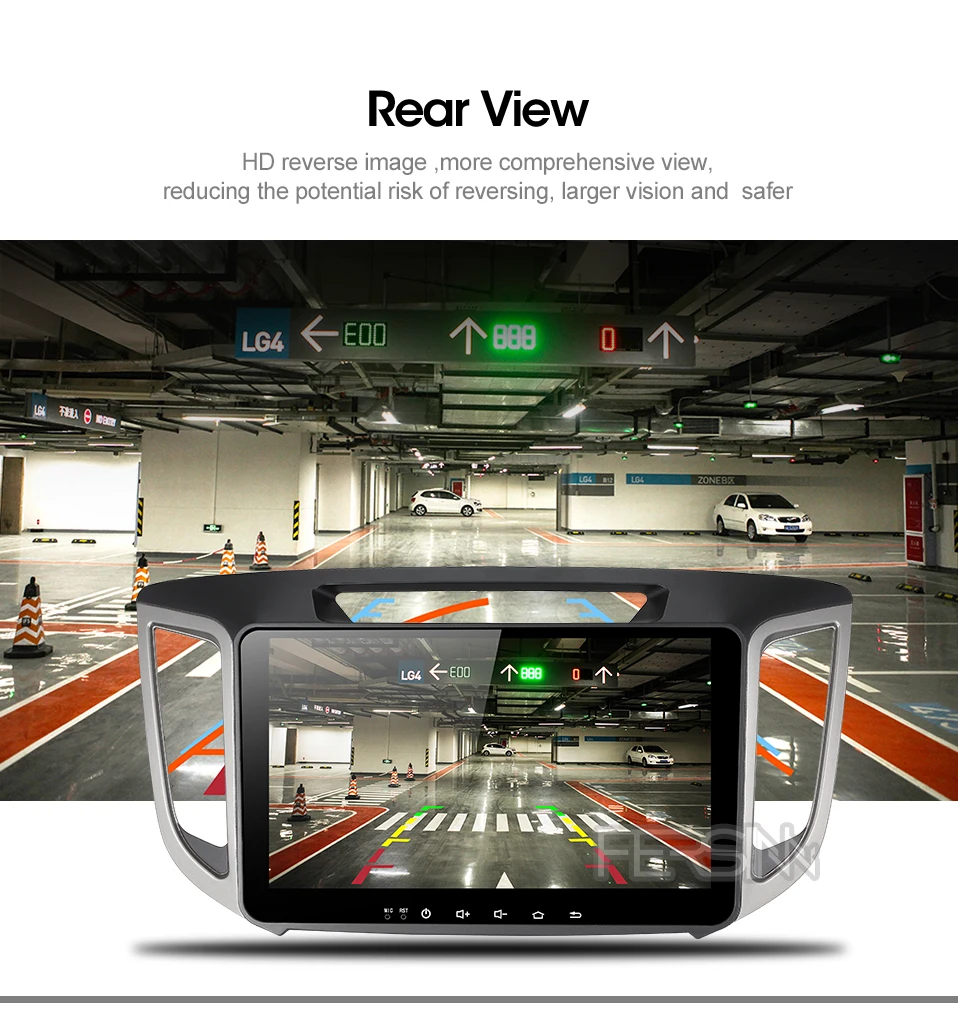 Best Fersinny CIX251060 2G android 9.0 car navigation dvd player 1024*600 For HYUNDAI IX25 CRETA  gps stereo car multimedia player 2