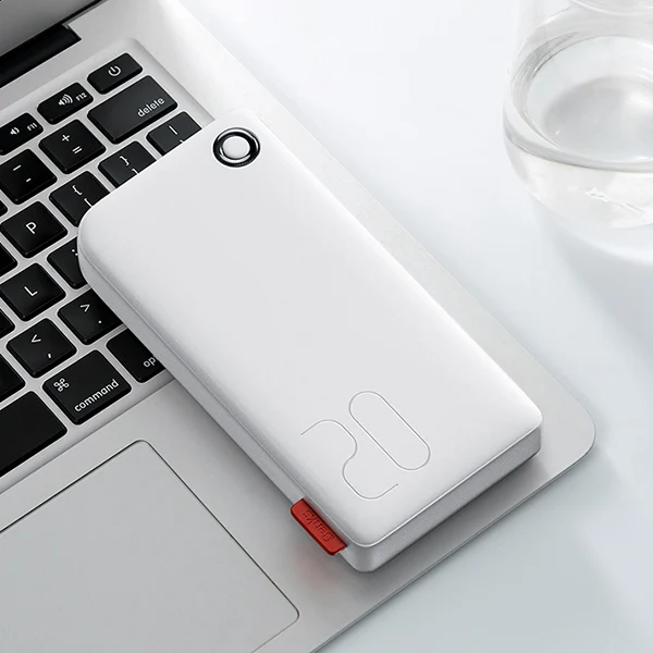 Бэнкс 20000 мАч банк питания 3 порта Быстрая зарядка тип-c USB QC3.0 PD зарядное устройство для Xiaomi iPhone samsung внешняя батарея повербанк - Цвет: White