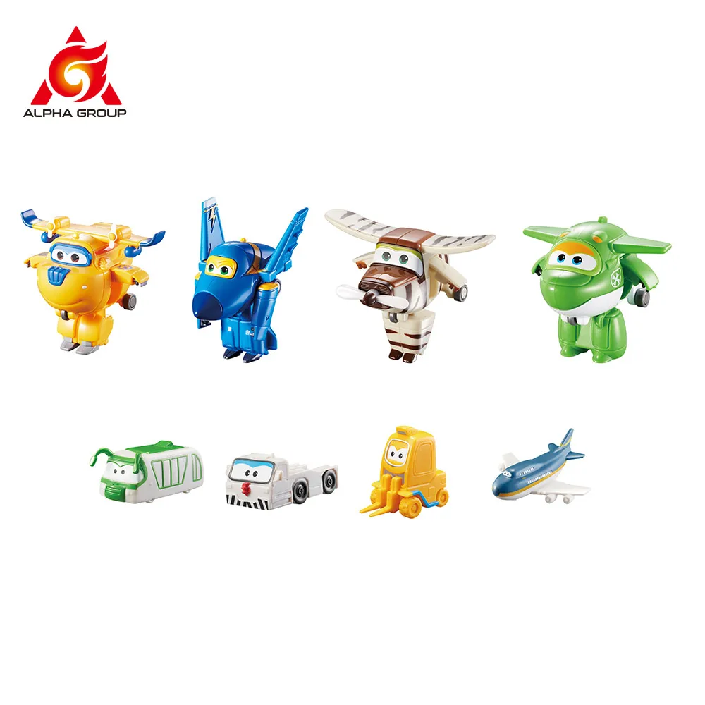 Лидер продаж экшн фигурки роботов Супер Крылья Трансформеры а боты 8 шт. подарок