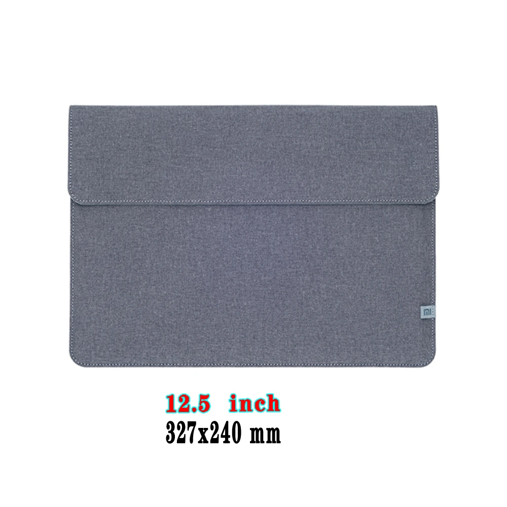 gray 12.5 inch Крепление для спортивной камеры Xiao mi Air 13 чехол для ноутбука сумки Чехол 13,3 дюймов ноутбук для Macbook Air 11 12 дюймов mi планшетный чехол Крышка 12,5 13,3 - Цвет: gray 12.5 inch