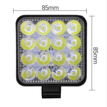

48W 16-LED Work Light Bar Green Lights Car ATV Off-Road Driving Fog Lamp 12V/24V