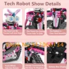 Smart Programming RC Robot 360°Rotation 408PCS DIY Assembly Blocks 3 Styles Gravity Sensor Dual Remote Control RC Tank Toys Gift 6