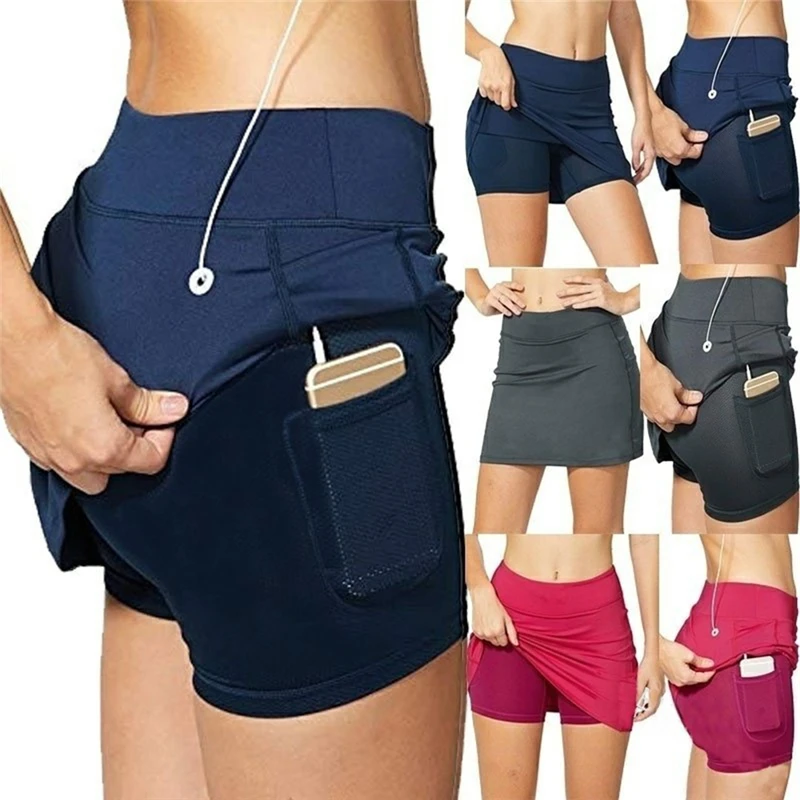 Precio bajo Falda de rendimiento Active Skorts Faldas de mujer de talla grande faldas de tubo para mujer corriendo tenis Golf entrenamiento ropas naturales QLXRaQLY1