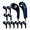 Golf Irons Head Cover Irons Headcover 12pcs/set  Zipper Golf Clubs Protecter 4