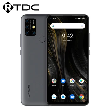 

UMIDIGI Power 3 Android 10 48MP Quad AI Camera 6150mAh 6.53" FHD+ 4GB 64GB Helio P60 Global Version Smartphone NFC Mobile Phone