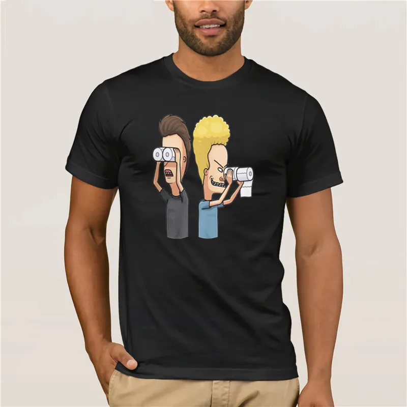 

2020 Fashion T shirtCartoon Beavis And Butthead s Short Sleeve s O Neck est FunkyMen Tshirt
