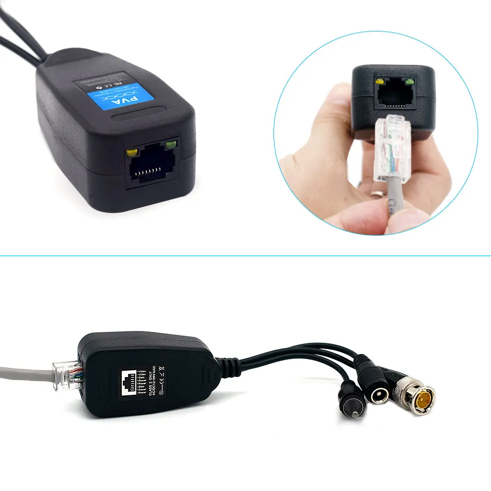 8 Мп HD BNC Video Power Balun Audio к RJ45 разъему CVI/TVI/AHD трансивер для системы