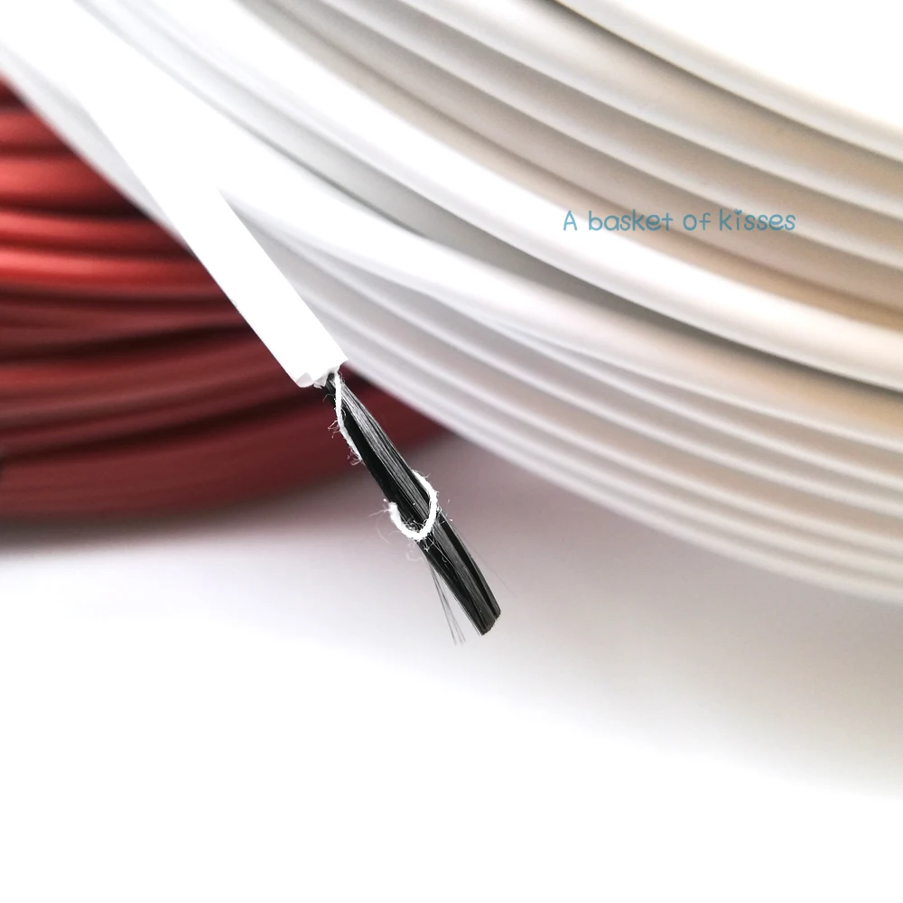  silicone rubber 12K 33ohm carbon fiber heating cable floor heating wire electric hotline high quali