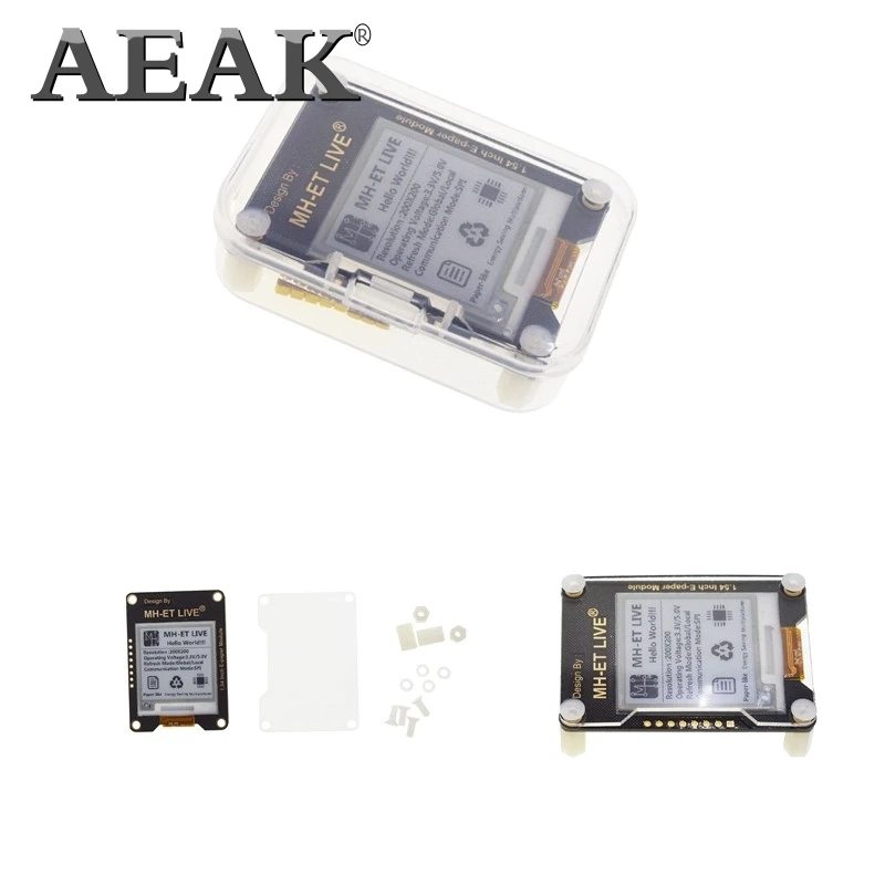 Модуль Epaper AEAK 1 54 дюйма E paper Ink экран дисплея EInk SPI поддержка глобальной части для