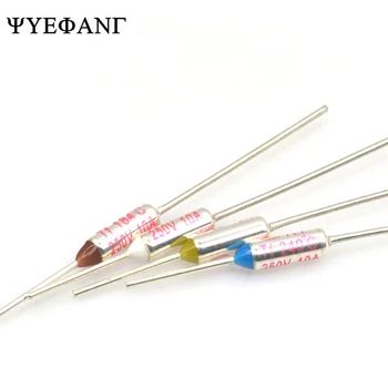 

5 Pieces/lot RY TF Series Metal shell Fuses centigrade 250V 10A Rice cooker Thermal Fuse 85C 95C 100C - 120C 125C 240C 280C