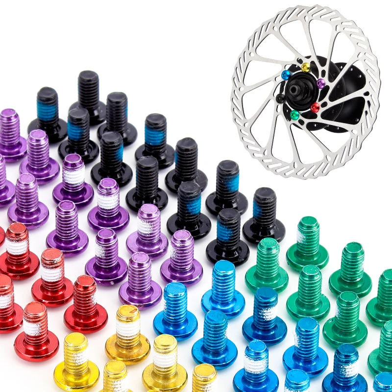 Bicycle Disc Brake Rotor Bolt T25 Torx M5*10 Stainless Steel Fixing Screw 12Pcs/Lot MTB Cycling Accessory Parts Tool,mountain bicycle disc brake,bicycle disc brake,bike brake rotor,mountain bike disc brake,bicycle disc brake tool