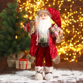 

Santa Claus "In a red coat with gifts" 23x45 cm 5036031