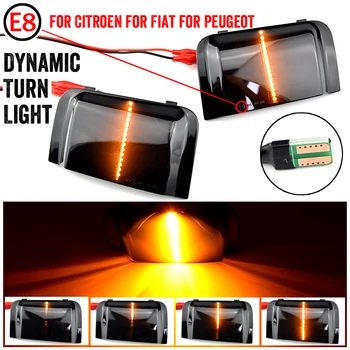 

Dynamic Blinker Flasher Indicator LED Turn Signal Light Side Wing Rearview Mirror For Peugeot Boxer Fiat Ducato Citroen Jumper