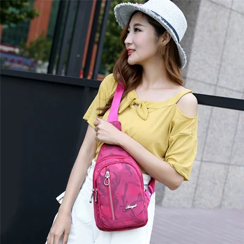 

Women Casual Shoulder Bags 2020 New Nylon Crossbody Bags Anti Theft Chest Bag Short Trip Travel Messengers Bag