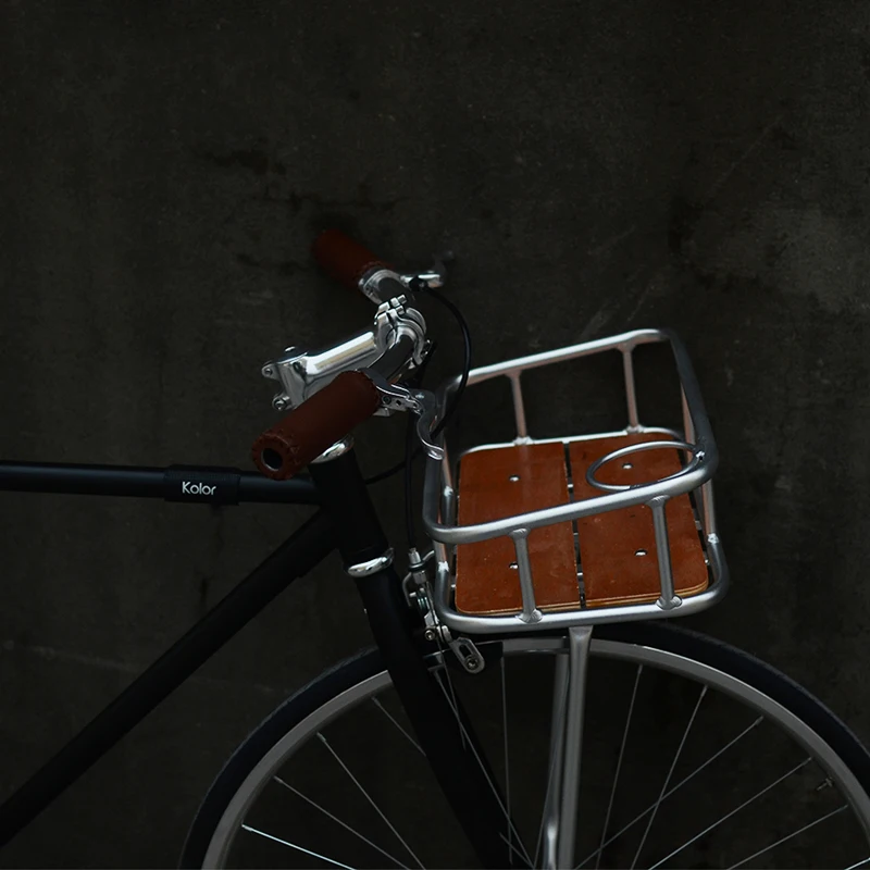 自転車バスケットパニアレトロバイク固定ギア自転車 700C 道路自転車かごアルミ合金実用装飾バスケット z1214 keiichistore_ma881